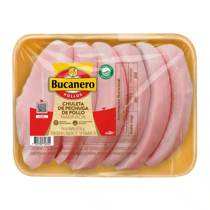 Chuleta de pechuga de pollo Bucanero