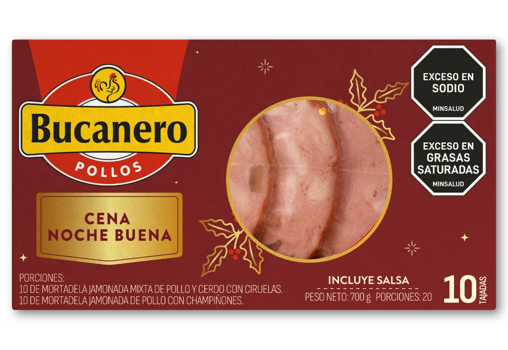 Cena Noche Buena de Pollos Bucanero