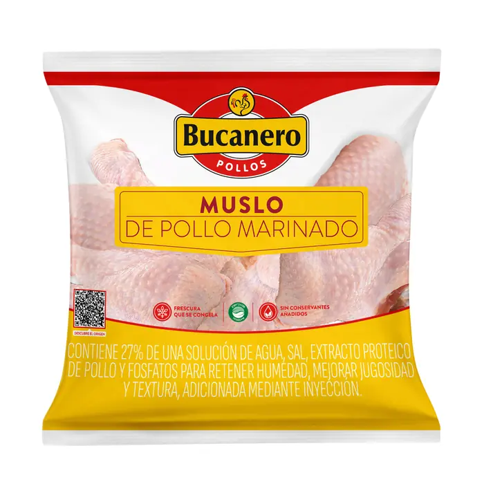 Muslo de pollo marinado